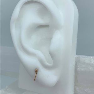 Dottie with lasso 14k rose gold end - Pupil Hall